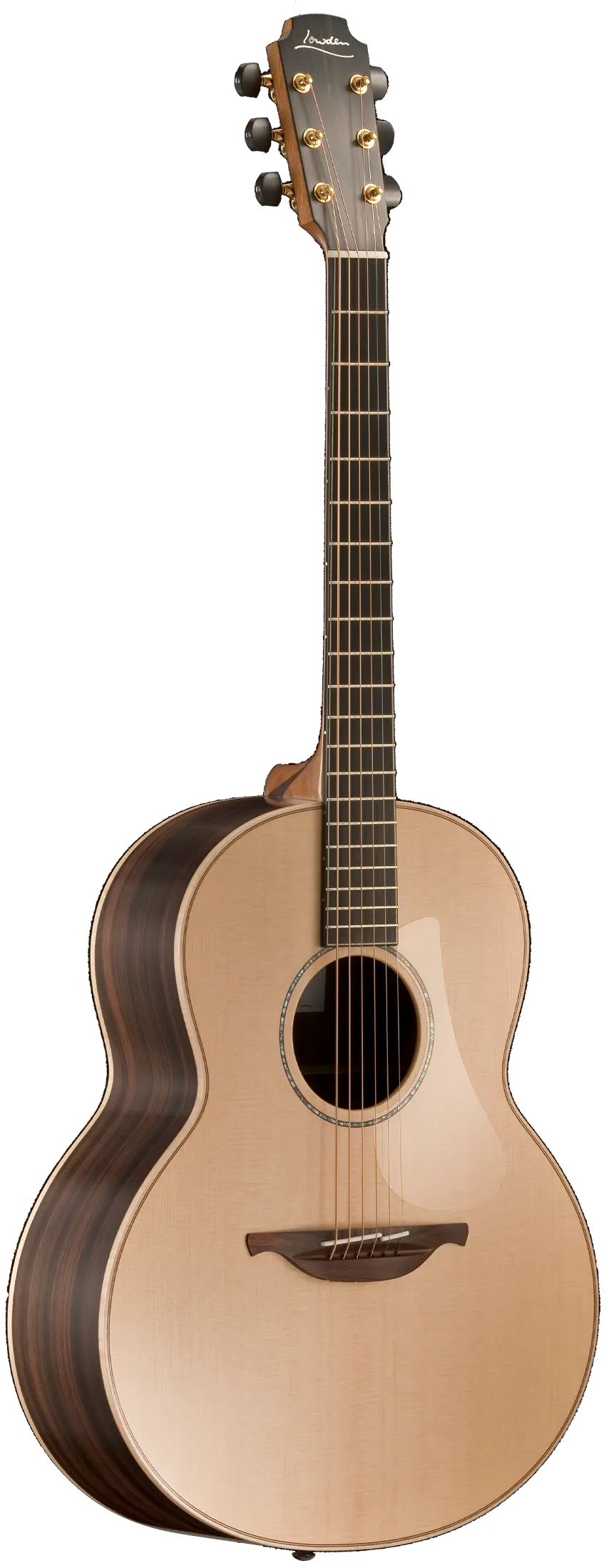 Front view of Lowden Guitars 35 Series Indian Rosewood model