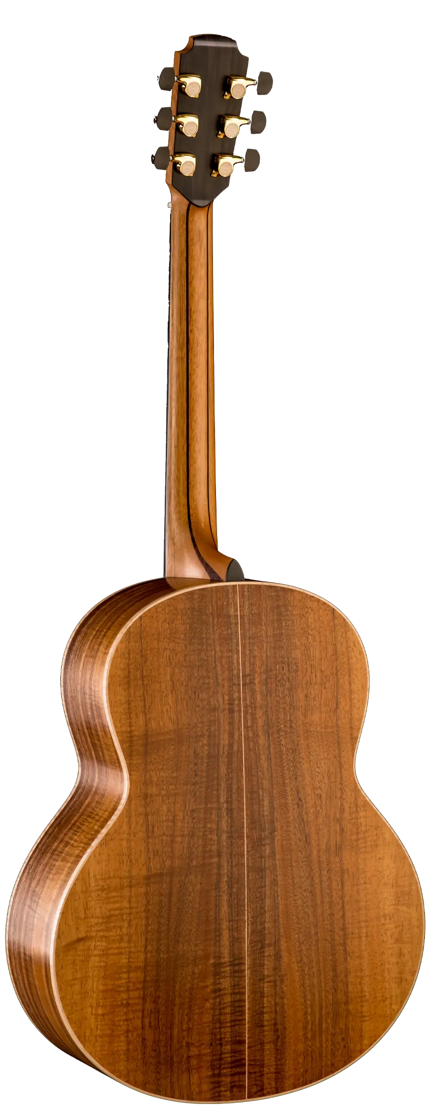 Rear view of Lowden Guitars 35 Series Koa model
