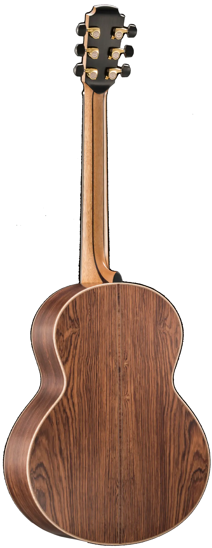 Rear view of the Lowden Guitars 50 Series Honduras Rosewood model