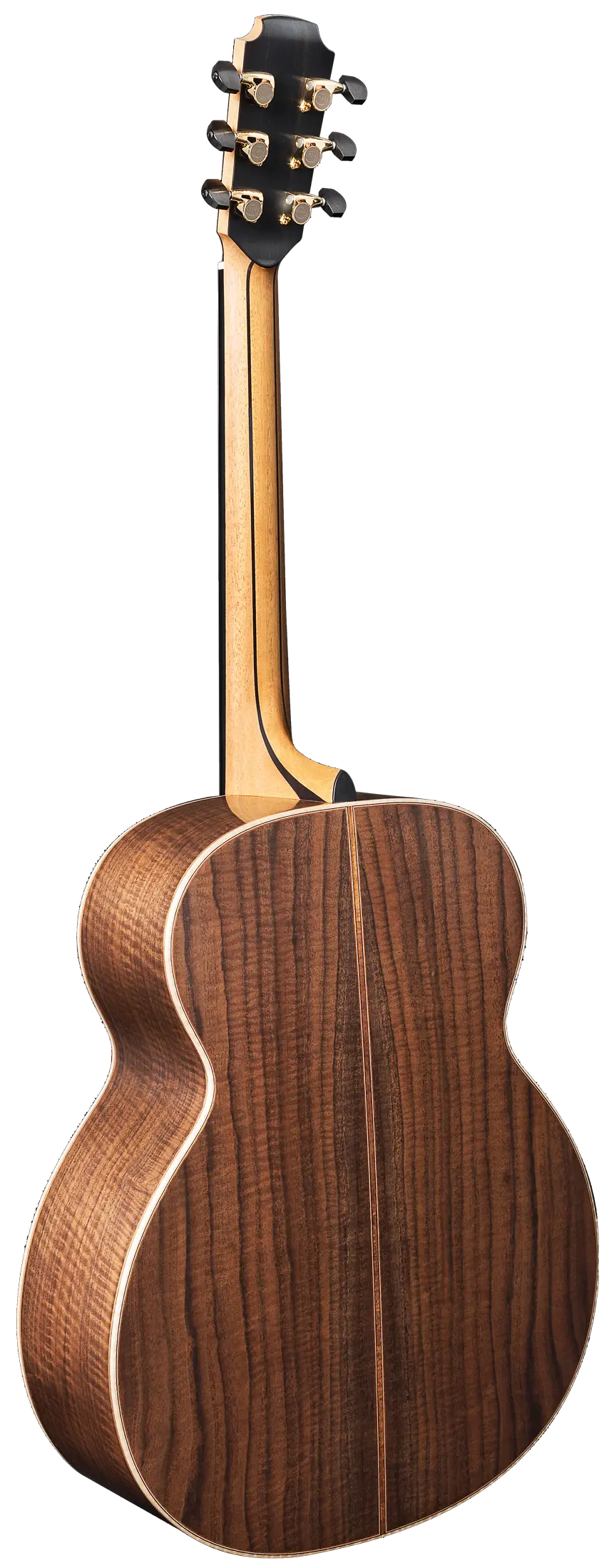 Rear view of the Lowden Guitars 50 Series Walnut model