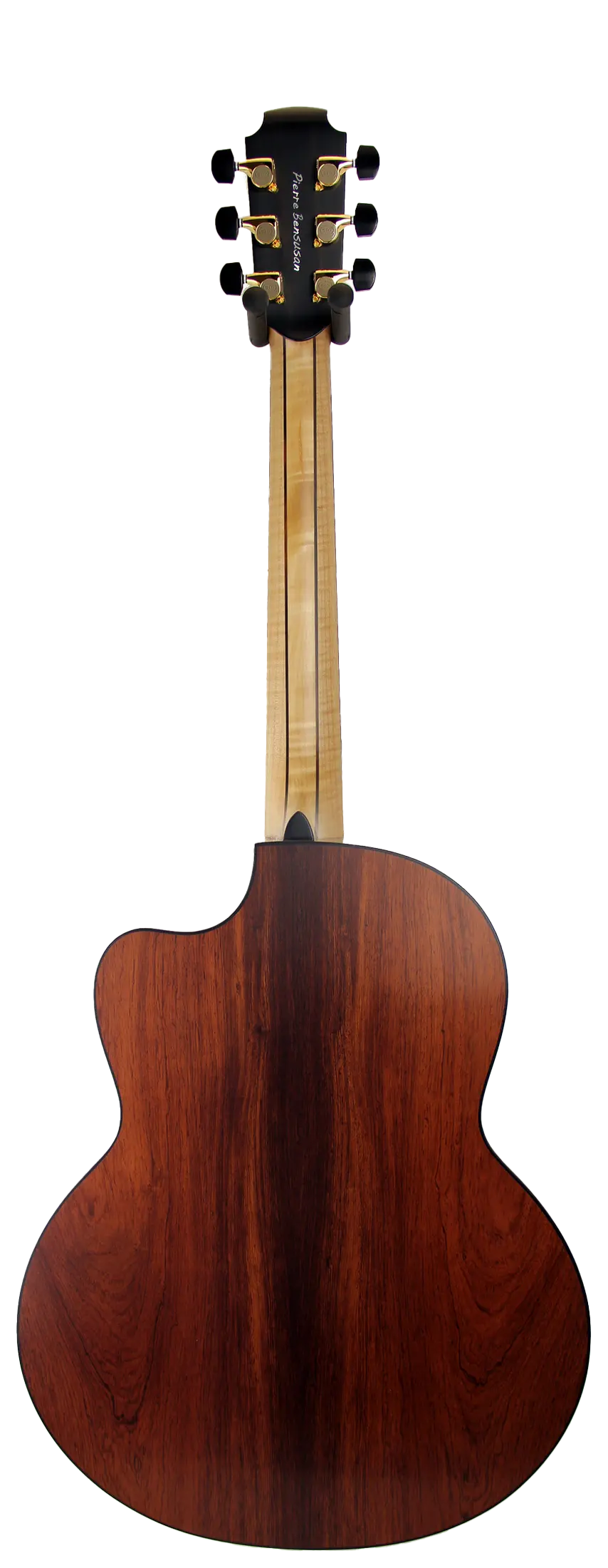 Rear view of Lowden Guitars Signature Series Pierre Bensusan model