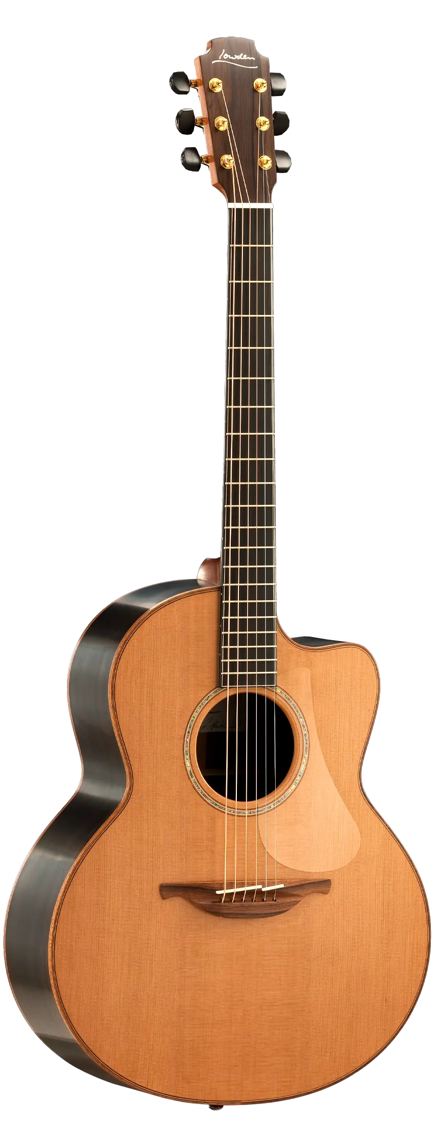 Front view of Lowden Guitars Signature Series Richard Thompson model